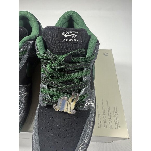 New Nike SB Dunk Low QS There Skateboards Shoes Mens Size 7.5 Black HF7743-001 - Picture 4 of 13